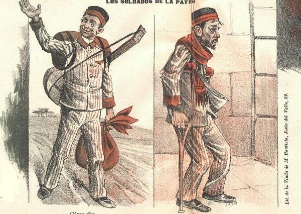 Chiste de la revista Don Quijote (1898)