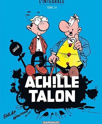 Aquiles dando la brasa a Funestini en la portada del nº 14 de la edición francesa