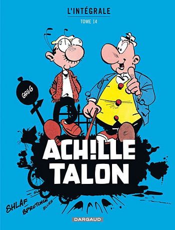 Aquiles dando la brasa a Funestini en la portada del nº 14 de la edición francesa