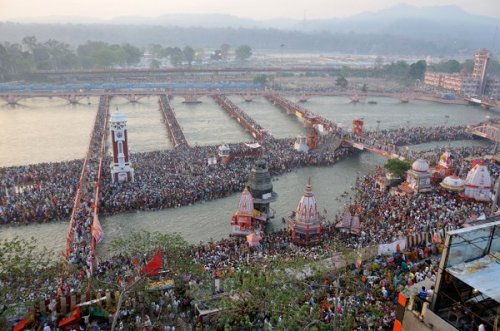 El Ganges en Haridwar, 2010. Foto: Coupdoeil