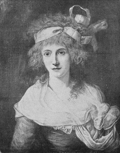 Théroigne de Méricourt: Retrato atribuido a Vestier