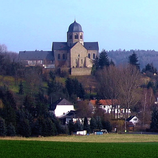 Abadía de Sponheim. Adaptación de foto original de Markus Braun, Wikipedia.