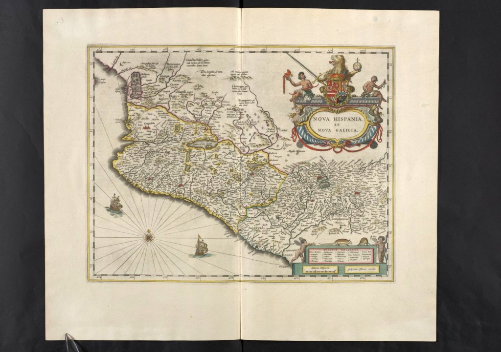 Nova Hispania (México), Vol. 12, mapa 6, Joan Blaeu, 1667.