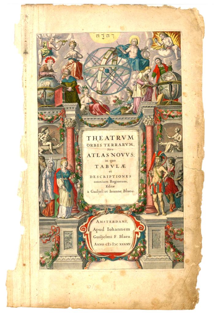 Theatrum Orbis Terrarum, sive Atlas Novus in quo Tabulæ et Descriptiones Omnium Regionum, Willem y Joan Blaeu, 1645.